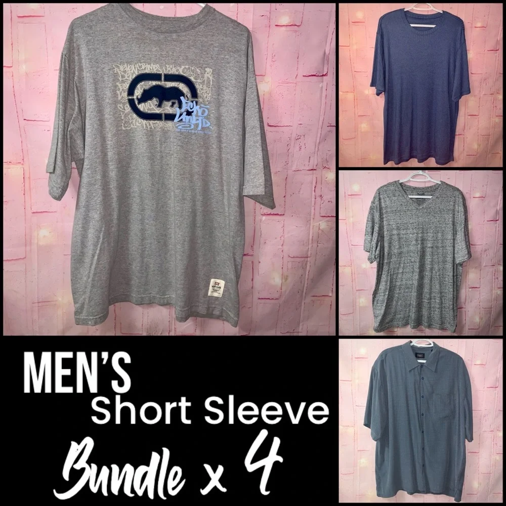 Men’s Short Sleeve Bundle x 4